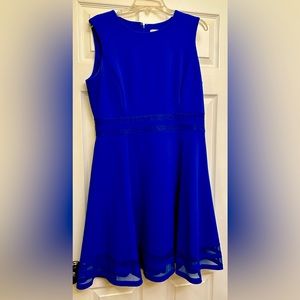 Royal Blue Calvin Klein Dress Size 14